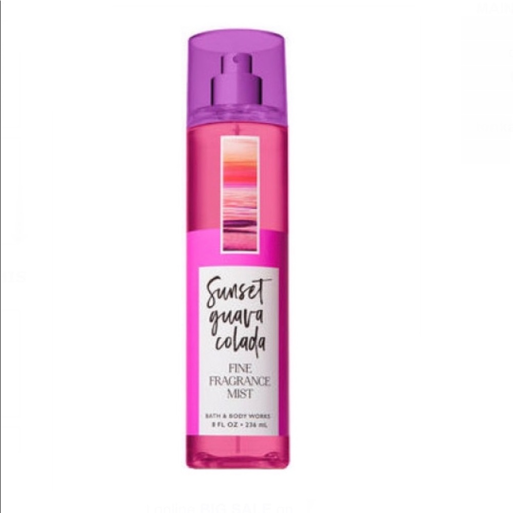 Bath & body works sunset guava colada spray